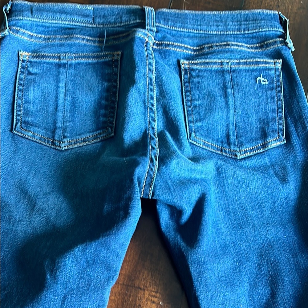 Rag & Bone Blue Denim Jeans - Picture 6 of 6